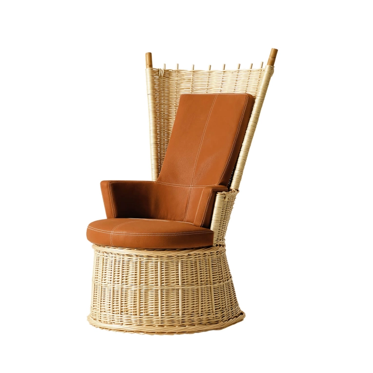 Easy chair HOTTE Naturale Voyage Leather CASSINA