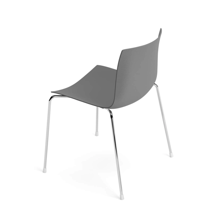Chaise CATIFA RE 46 4 pieds Anthracite ARPER