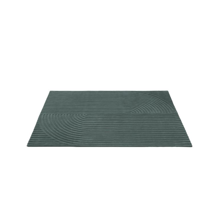 Tapis RELEVO QUATTRO 170x240 Vert foncé MUUTO