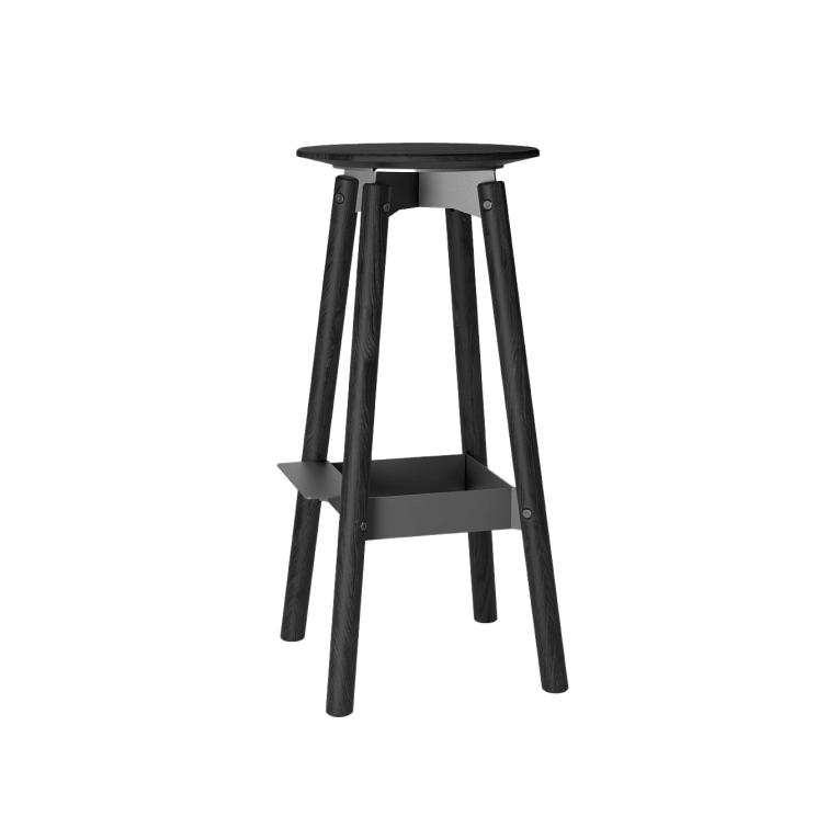 Tabouret collectivité BA Tabouret pour cabine FOCUS Noir BERLIN ACOUSTICS