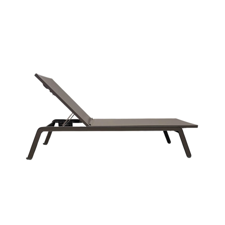 Outdoor Bench and Sunlounger LATITUDE Taupe without armrests KETTLER