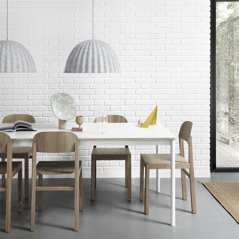 UNDER THE BELL Ø82 Blanc mélangé MUUTO