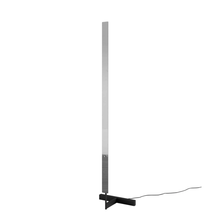 Floor Lamp F-MODEL Polished Stainless Steel ANOUR