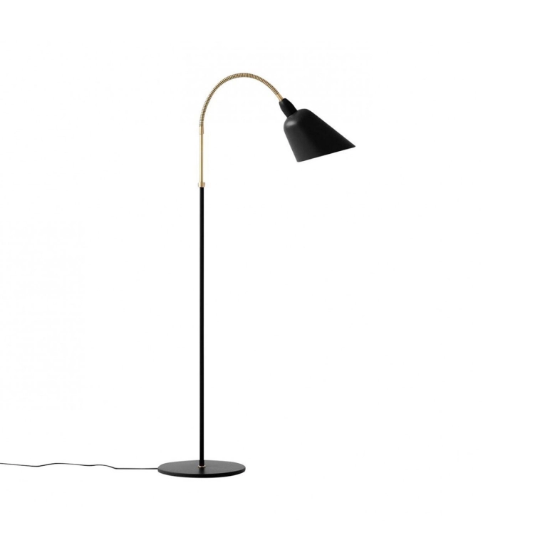 Floor Lamp BELLEVUE AJ7 Black/ brass AND TRADITION