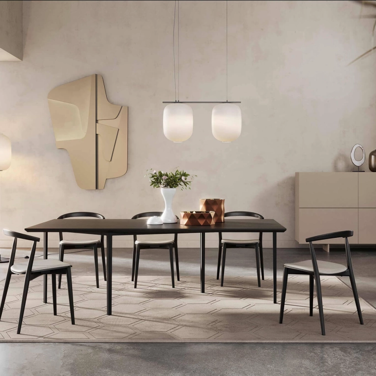 Dining Chair NEWOOD LIGHT Black CAPPELLINI