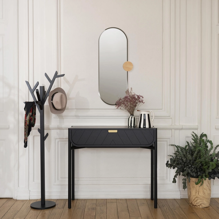 Mirror SONIA Glass/ oak HARTO