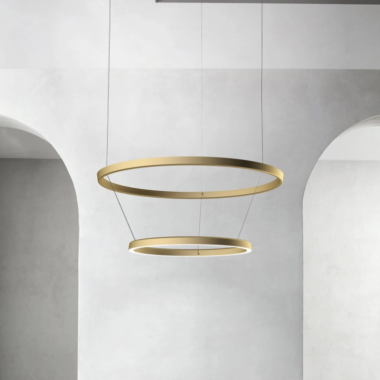 Suspension COMPENDIUM Ø 110 Laiton LUCEPLAN