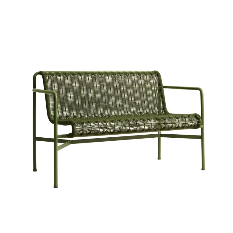 Banc extérieur Banc PALISSADE CORD Dining Olive HAY