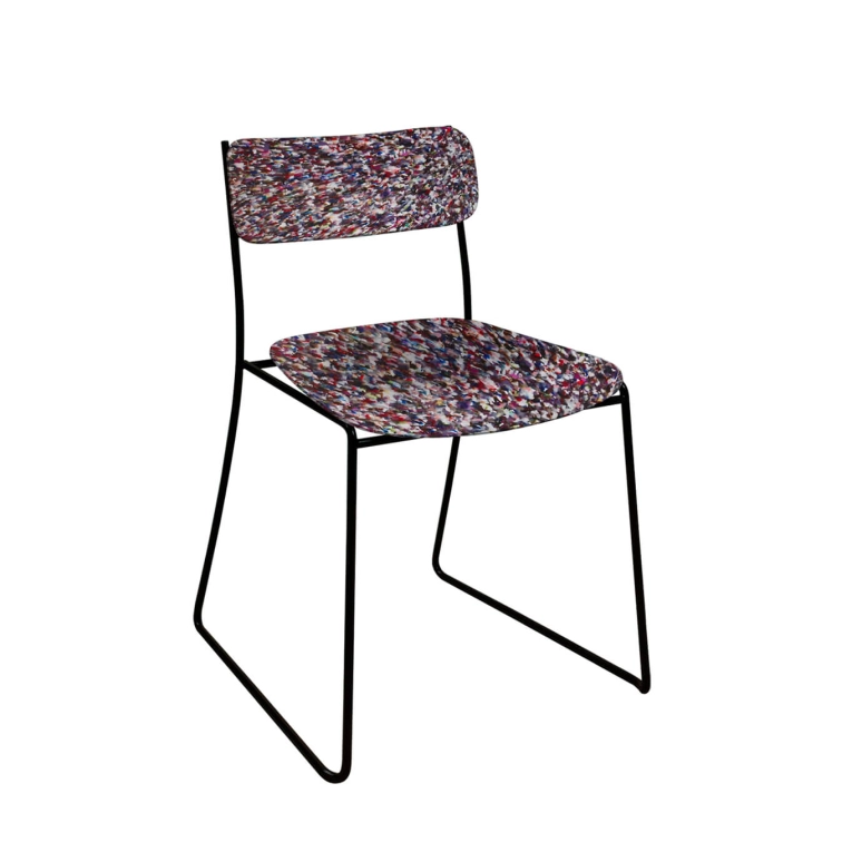 Dining Chair SEN 95,6 Multicolor Plastic/ black NOMA