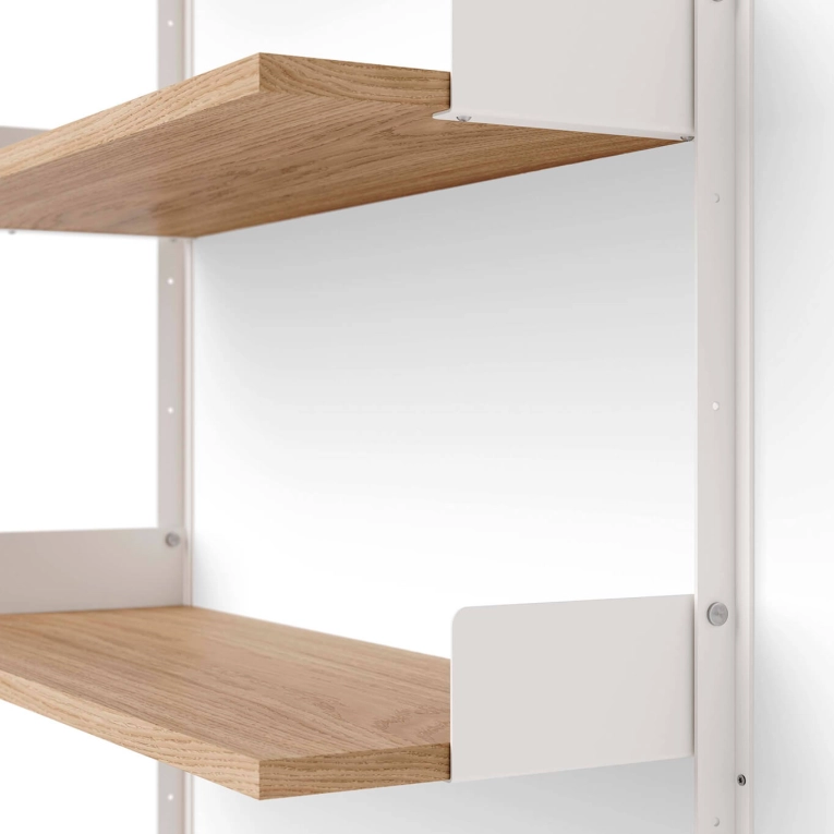 Shelving NEW WORKS WALL 1900  White/ Oak NEW WORKS