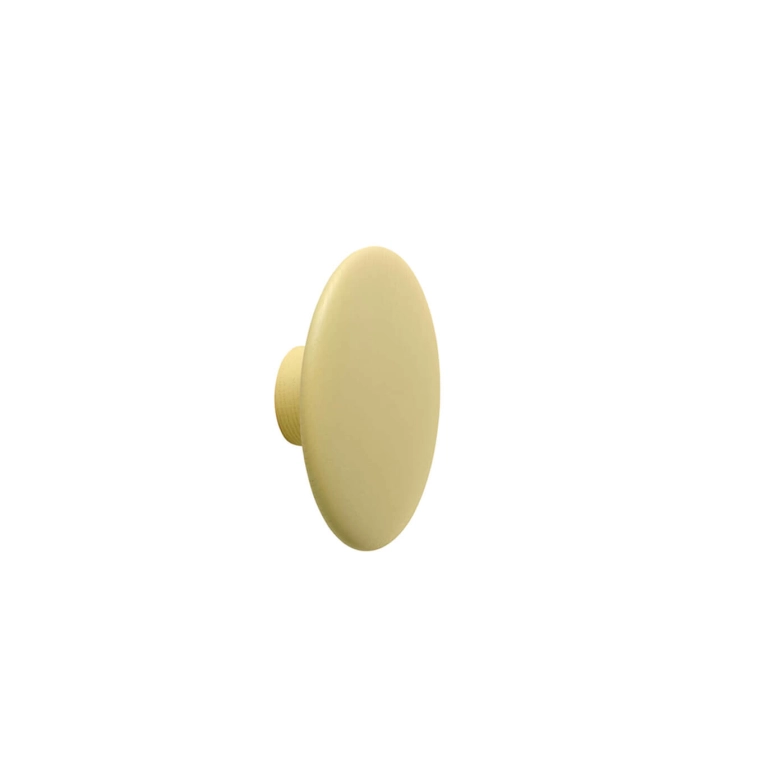 Patère Design Patère DOTS Ø 13 Jaune Beige MUUTO