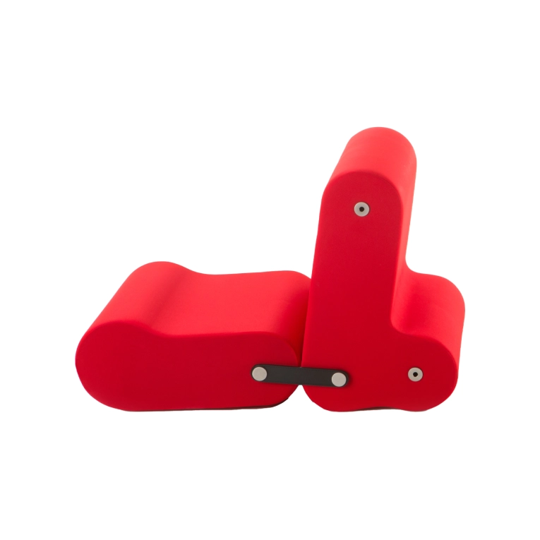 Easy chair MULTICHAIR Red B-LINE