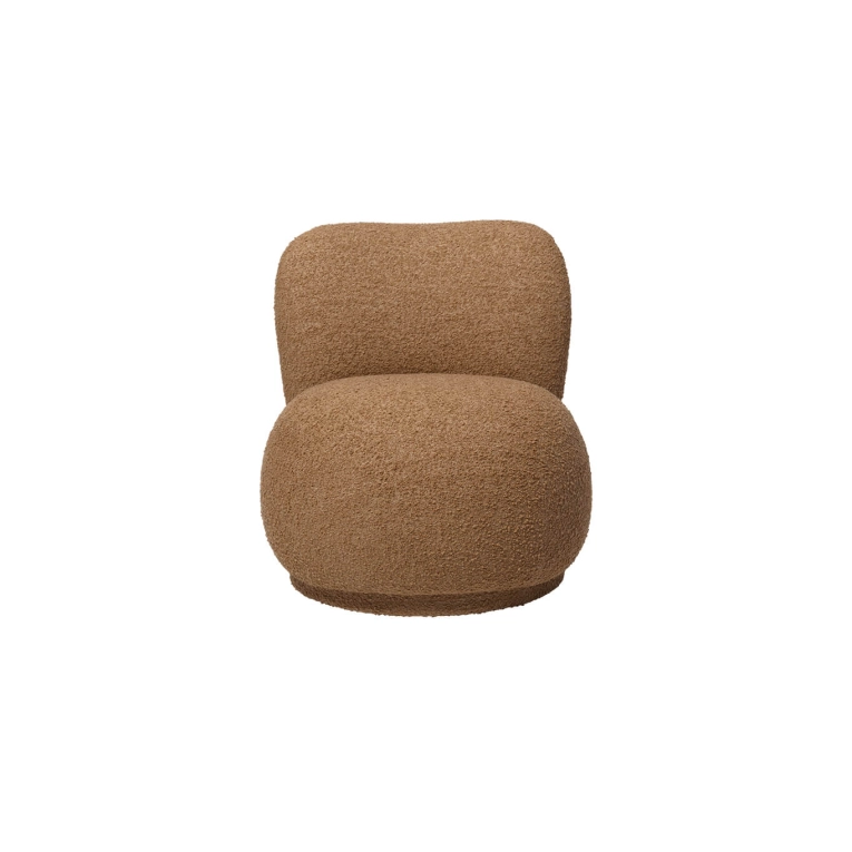 Easy chair RICO Piccolo Swivel Brown FERM LIVING