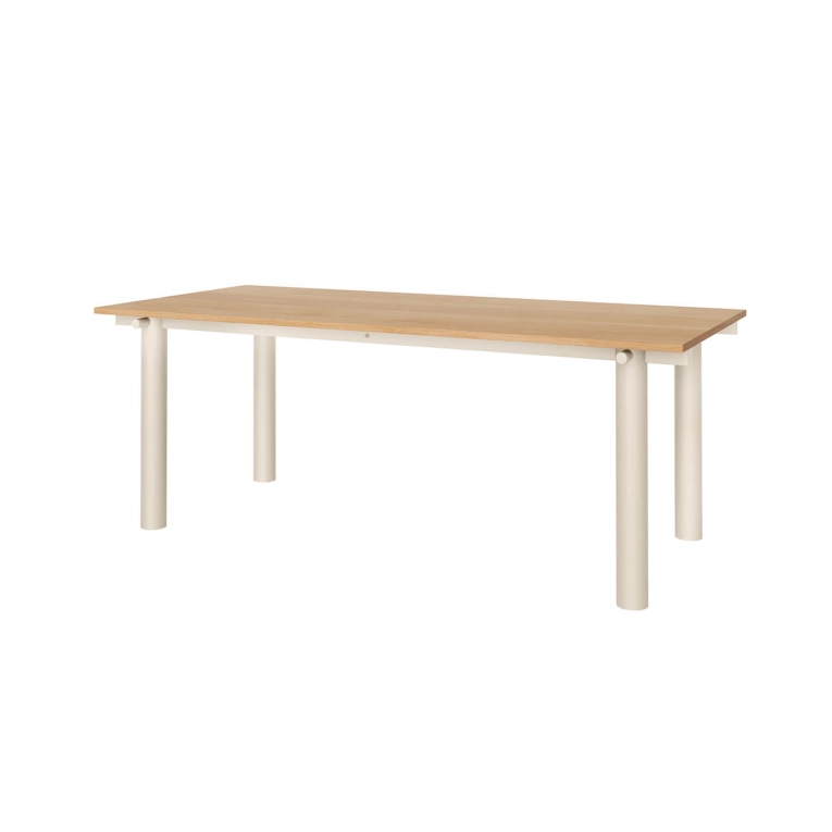 Dining Table ATURA 200x90 Oak, Grey Legs FERM LIVING