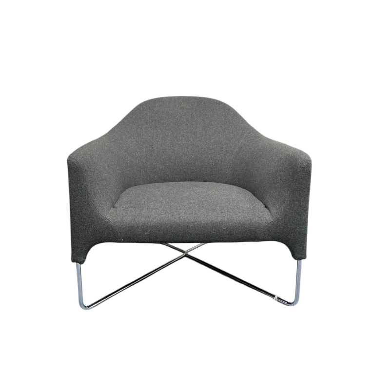 Easy chair BALI Norway 2 Grey Fabric POLIFORM