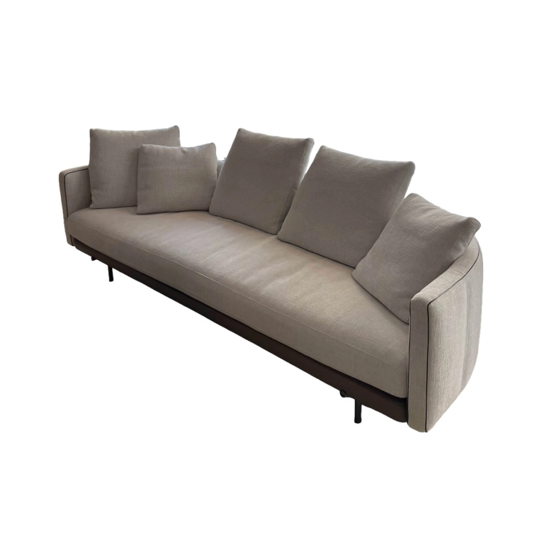 Canapé TORII Silky 01 Bianco MINOTTI