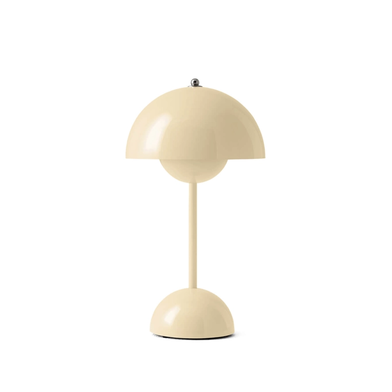 Lampe à poser FLOWERPOT VP9 sans fil Ivoire AND TRADITION