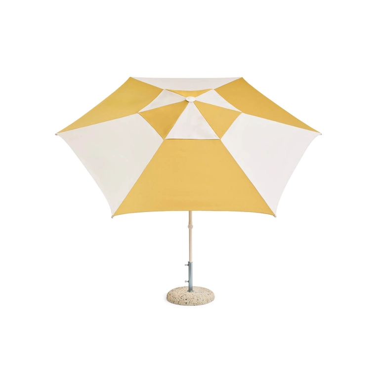 Accessoire extérieur Parasol TERRAZZA Hexagone Ocre HAY