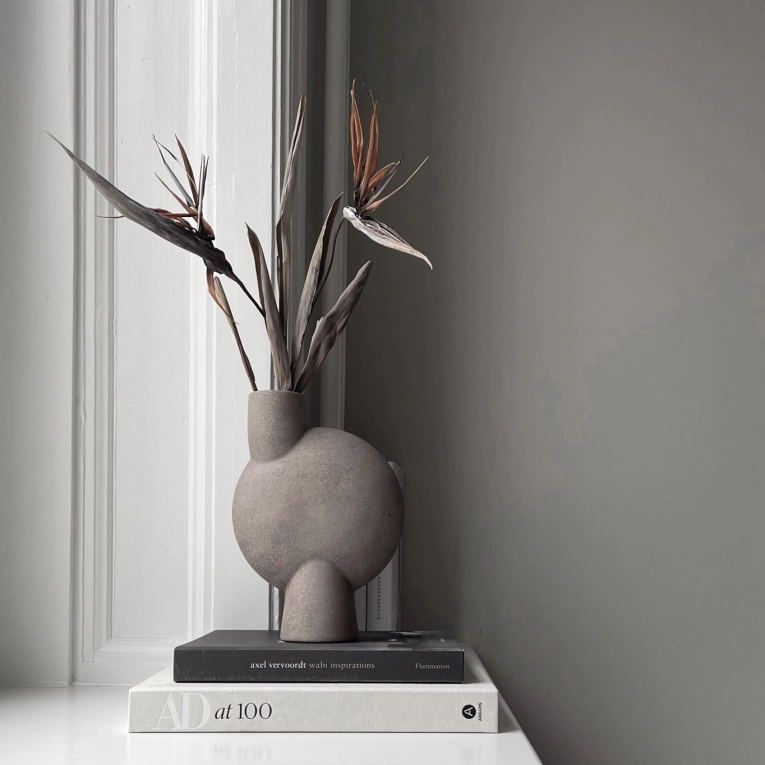 Vase SPHERE BUBL medio Taupe 101 COPENHAGEN
