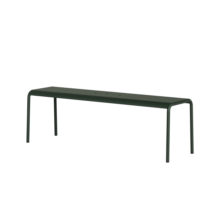 Banc extérieur PANORAMA Vert Forêt L 140 TIPTOE