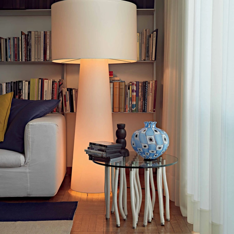 Side Table ORG H 40 White CAPPELLINI