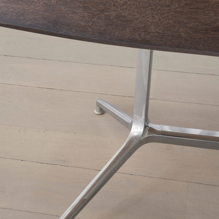 Table entreprise SWIVEL TABLE 438 Large Chêne foncé VIPP
