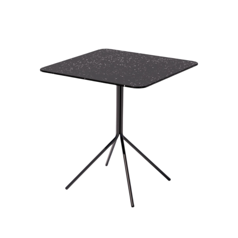 Dining Table KOMBU 84 Square Black Shells NOMA