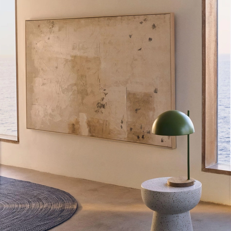 Tableau abstrait SILPA Beige Foncé KAVE HOME