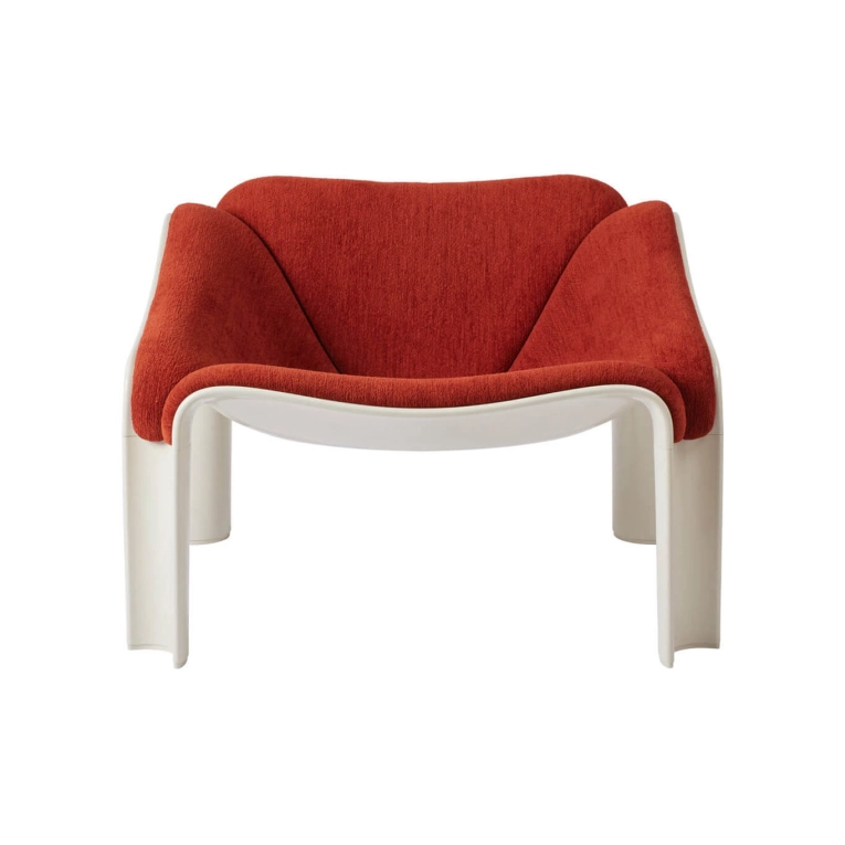 F300 Chenille Alouette rouge 006 / Blanc Albâtre GUBI