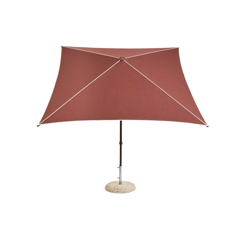Accessoire extérieur Parasol TERRAZZA Carré Bordeaux HAY