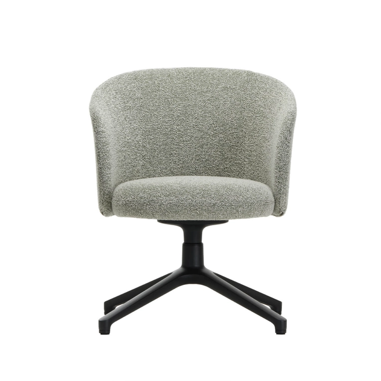 Fauteuil MIKADO LOW Nubia ivoire/ forêt VITRA