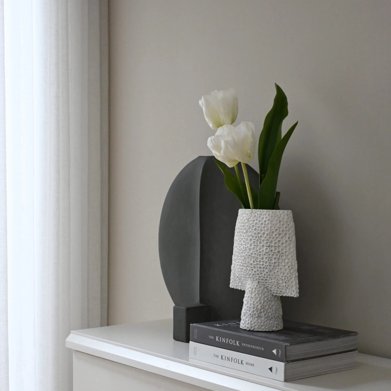Vase SPHERE SQUARE Shisen mini Blanc os 101 COPENHAGEN