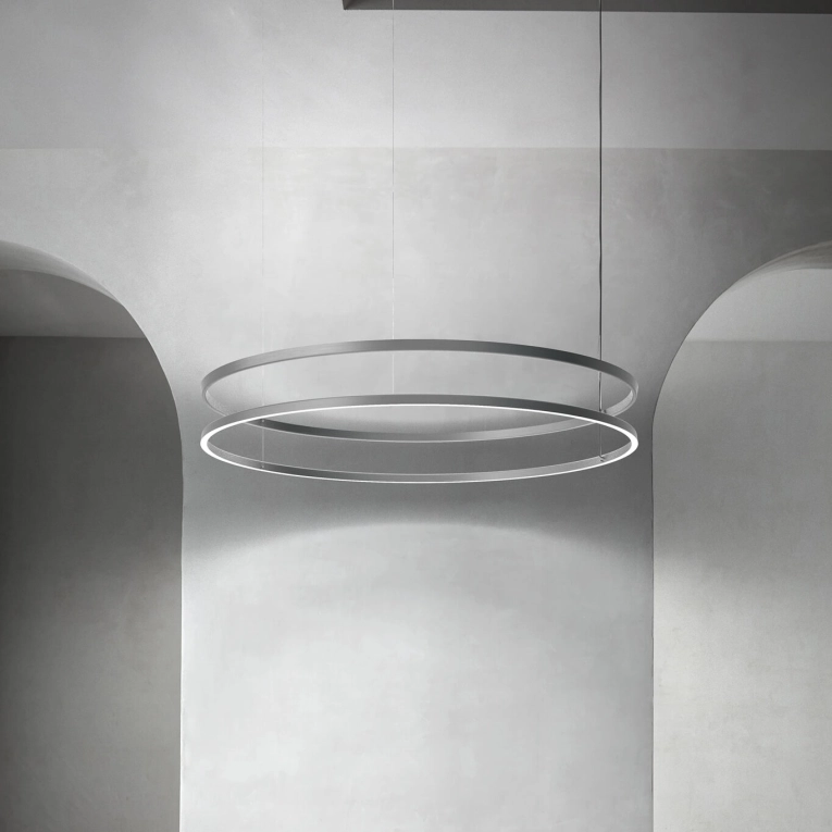 Suspension COMPENDIUM Ø 200 Aluminium LUCEPLAN