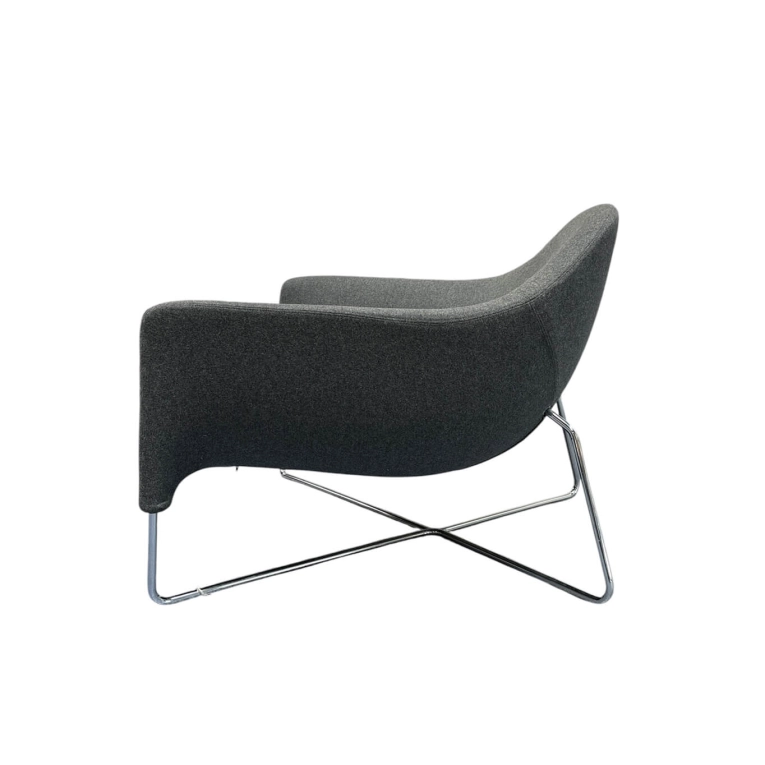 Easy chair BALI Norway 2 Grey Fabric POLIFORM