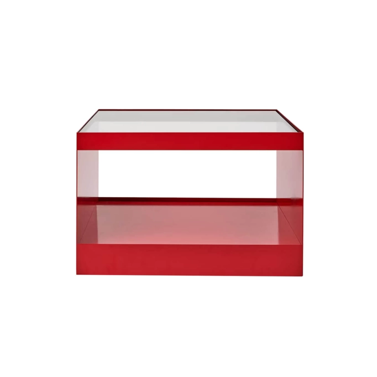 Table basse D'URSO L 56 Rouge KNOLL