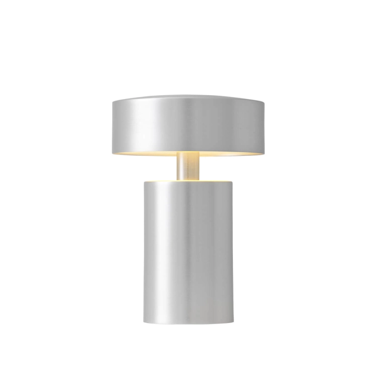 Lampe sans fil COLUMN TABLE Aluminium Brossé AUDO COPENHAGEN