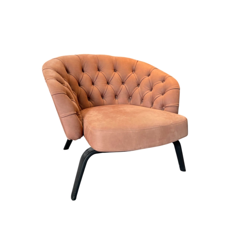 WINSTON Cuir Nubuck Marron MINOTTI