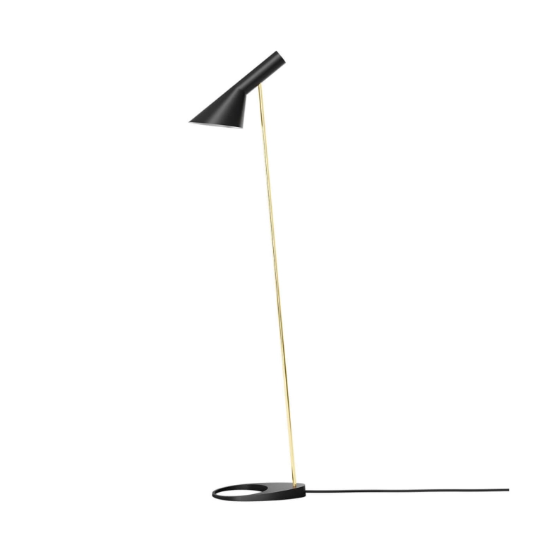Floor Lamp AJ FLOOR Black / Brass LOUIS POULSEN