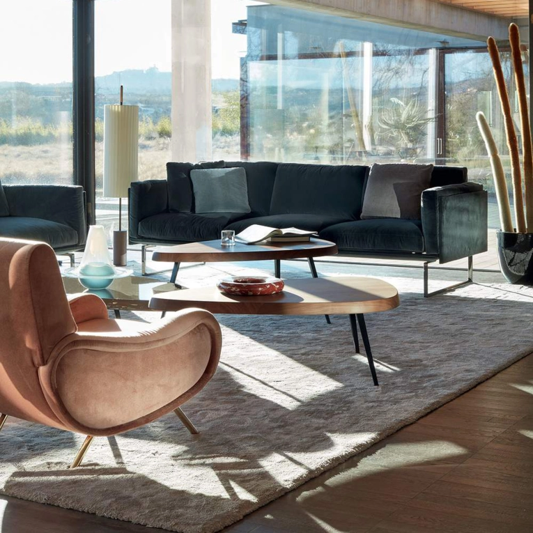 Table basse 527 MEXIQUE Noyer CASSINA
