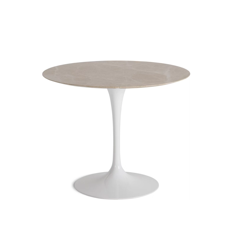 Table SAARINEN Marbre Emperador Light satiné mat KNOLL