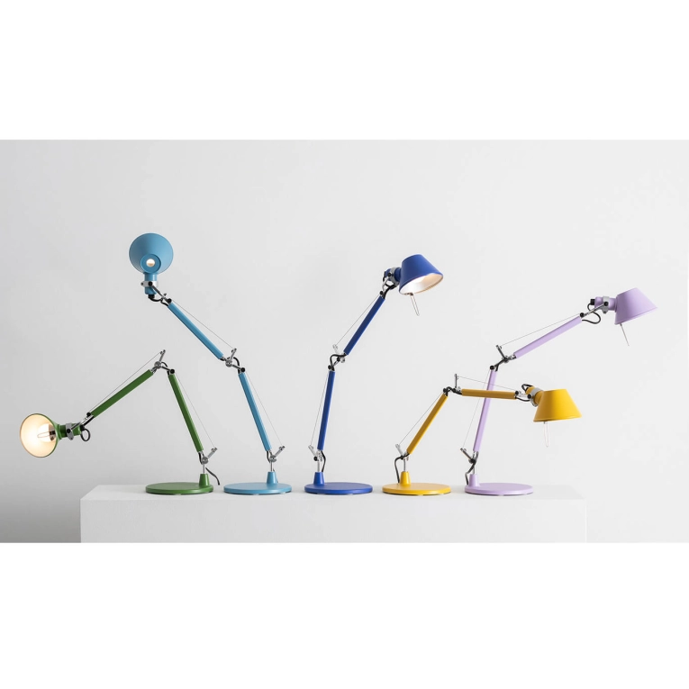 Desk Lamp TOLOMEO MICRO COLOR MATTE Light Blue ARTEMIDE