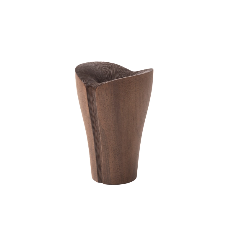 Table Centrepiece KALA tall Walnut ZANAT