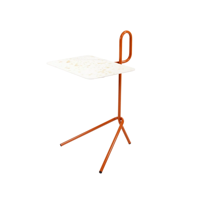 Side Table LAIME 42 Brown orange/ white NOMA