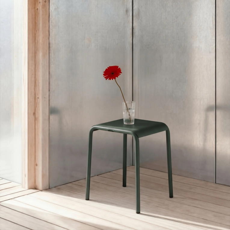 Tabouret extérieur PANORAMA Vert Forêt TIPTOE