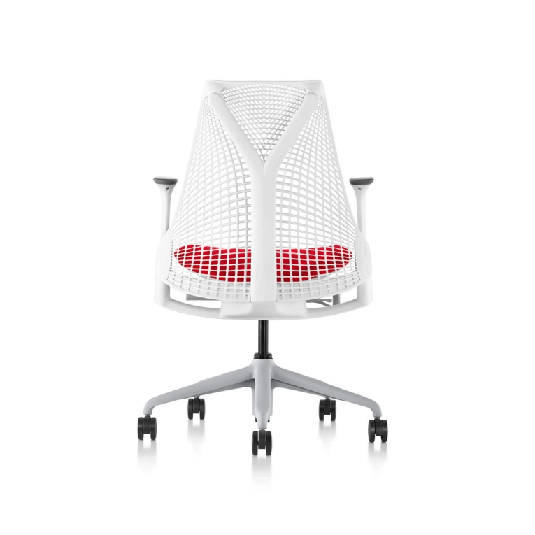 SAYL Blanc et Rouge Cerise / Fog HERMAN MILLER