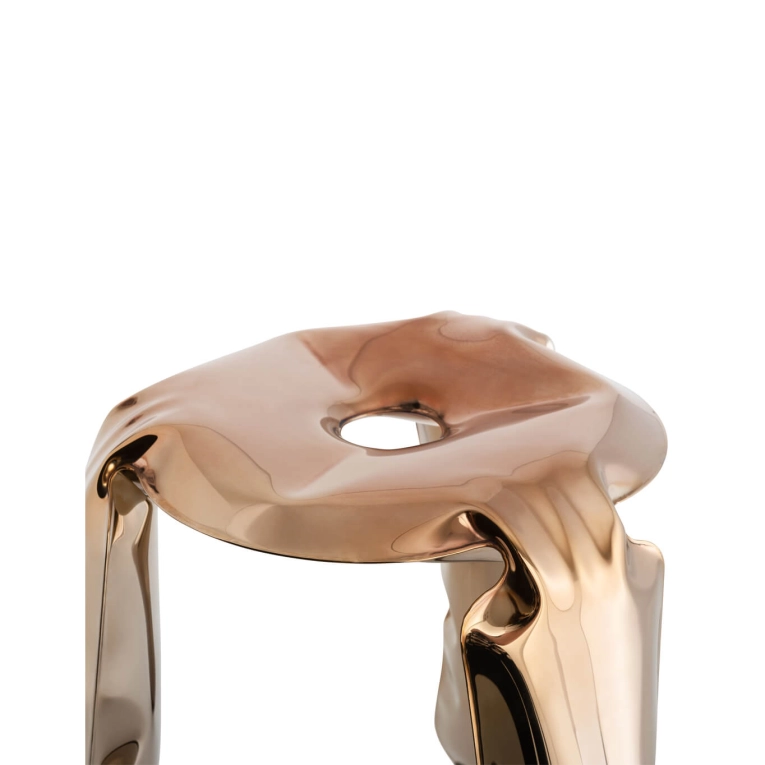 Tabouret PLOPP MINI Or flammé ZIETA