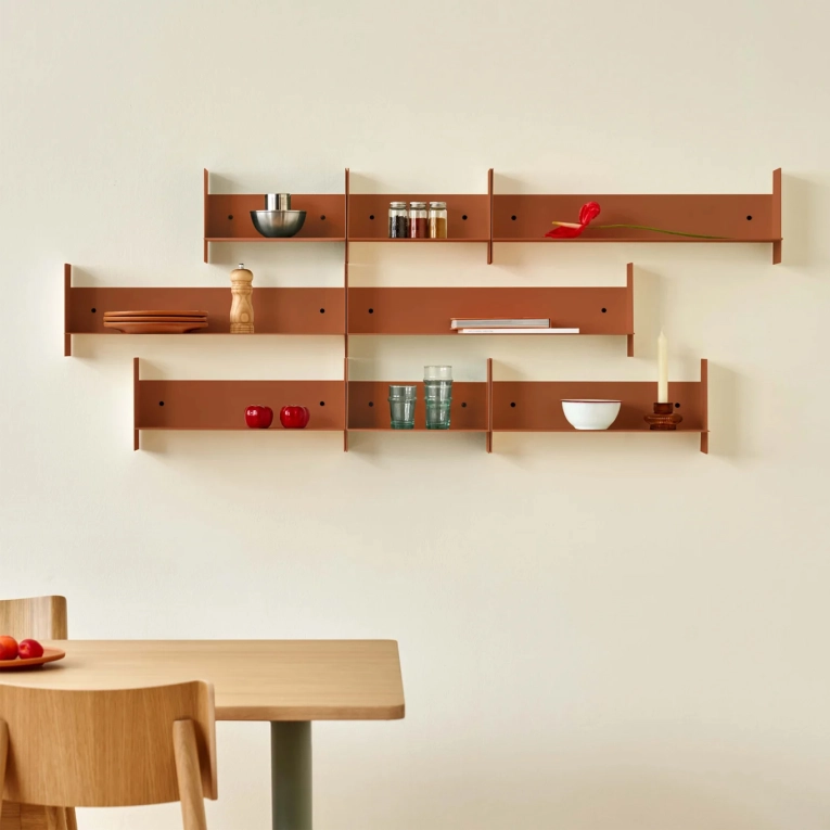 Shelving PLI Tangerine Red L 45 TIPTOE