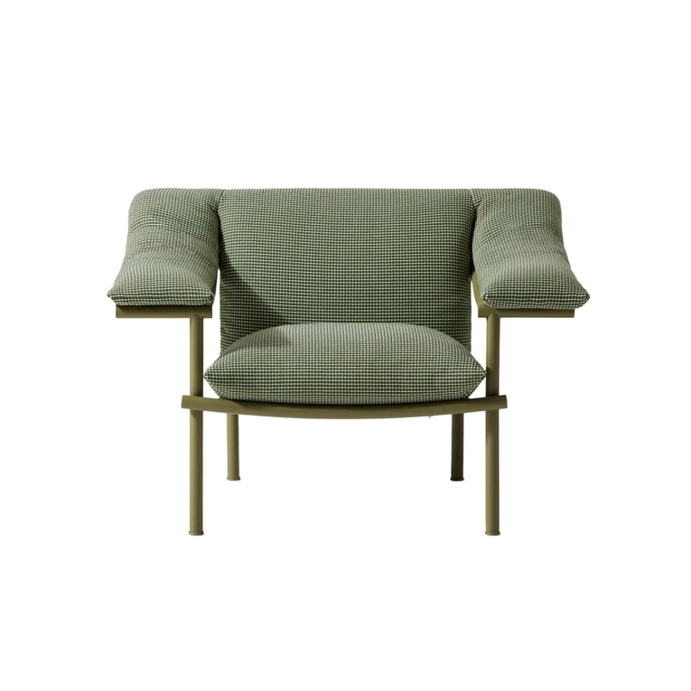 Outdoor Lounge Chair VIDALENTA Backrest Low Laguna Green CASSINA