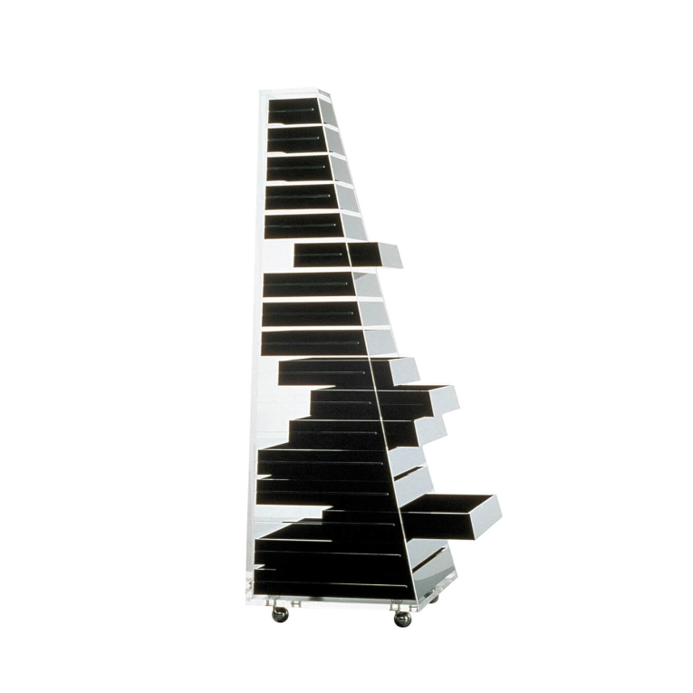Storage Unit PYRAMID Black CAPPELLINI