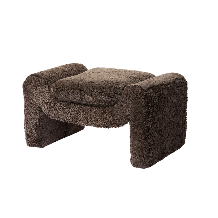 Pouffe MIELO Vella Dark Brown BOLIA